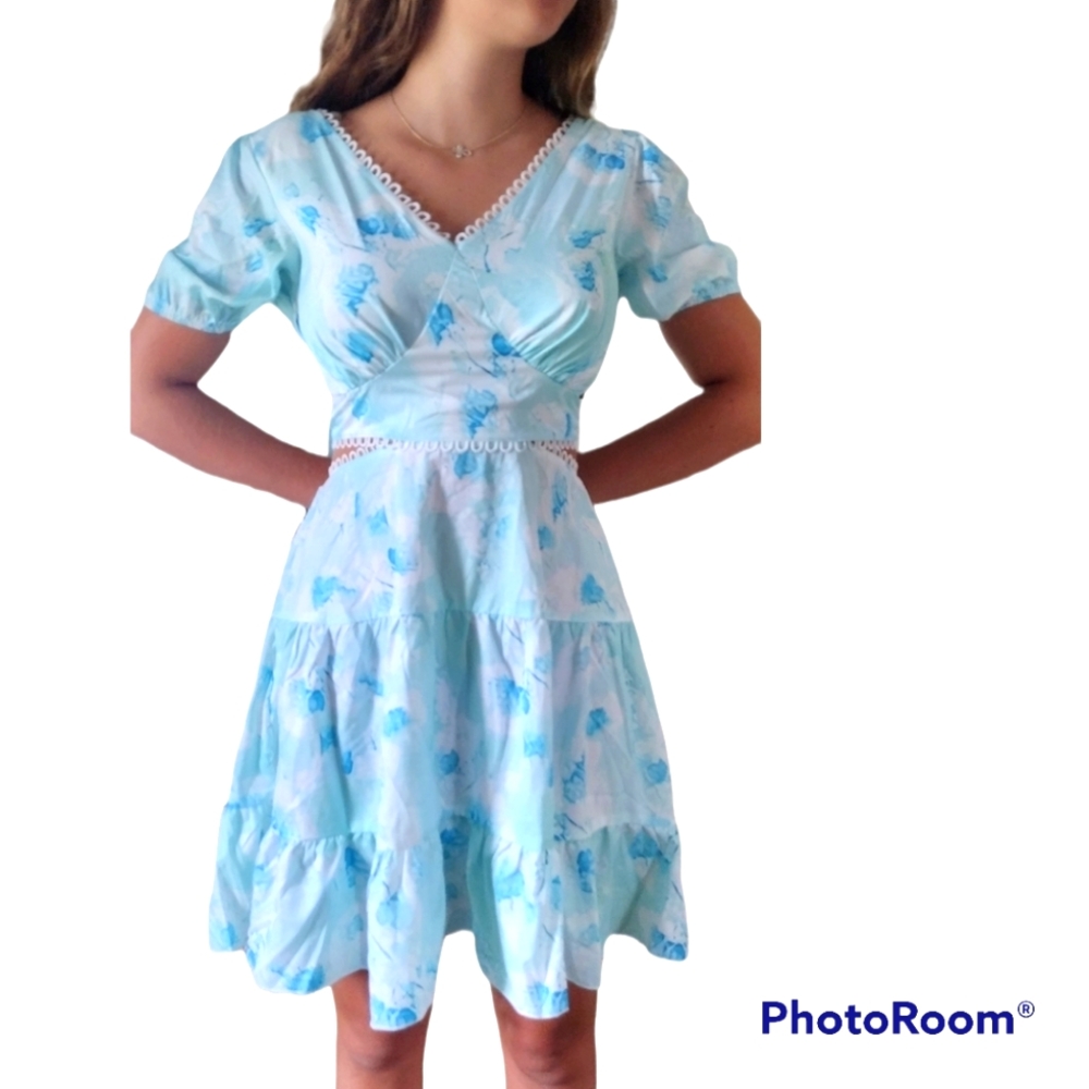 Floral dress fancy medium large